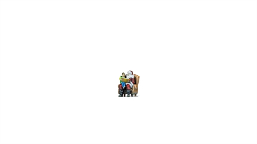 Noch 10702 Santa Claus with little boy, 3D printed, H0
