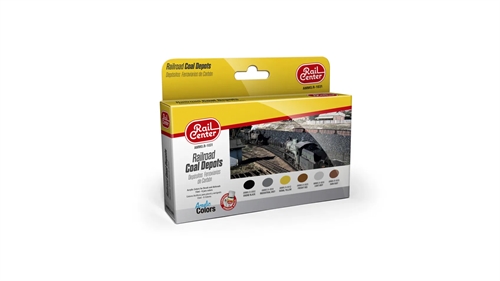Ammo By MIG 4601031 Railway coal depots, color set