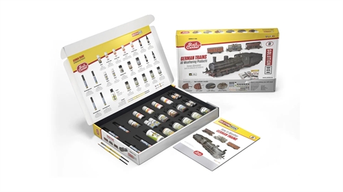 Ammo 4601200 Solution Box "German Trains, Age, Weather" Patination Set
