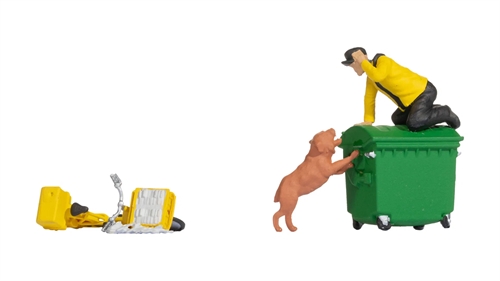 Noch 16610 Funny Scenes "Caution Dog" H0