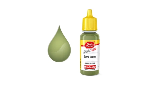 Ammo By MIG 2408 Dark Green, Matte, Shader, 17 ml