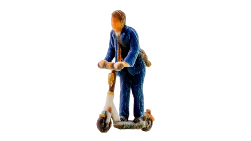 Noch 10607 Man on e-scooter H0