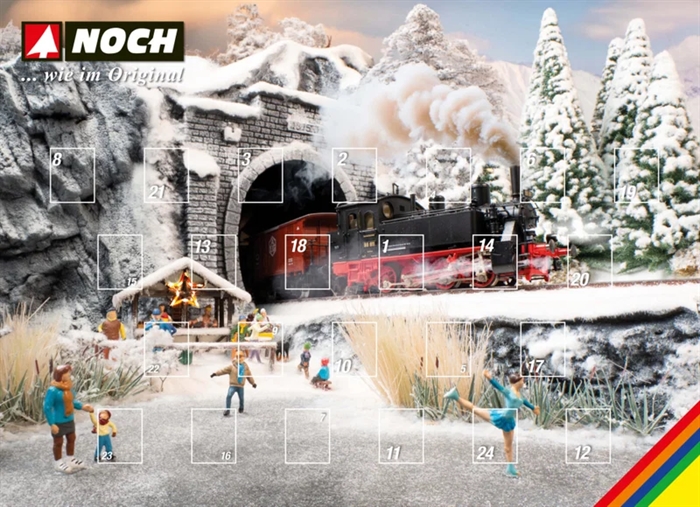 Noch 36999 Christmas calendar with 24 figures, Track N