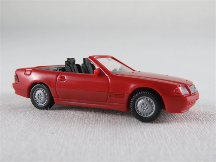 Wiking 14201 Mercedes Benz 500 SL Cabrio (1989), red, H0