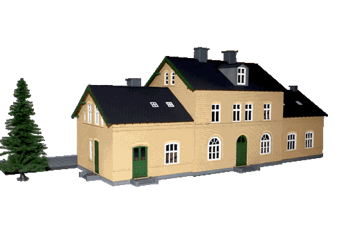 Hobbytrade 87258 Typisk DSB banegård inspireret af Svendstrup, H0