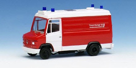 Herpa 043946 Mercedes Benz T2 Fire Department RTW, H0